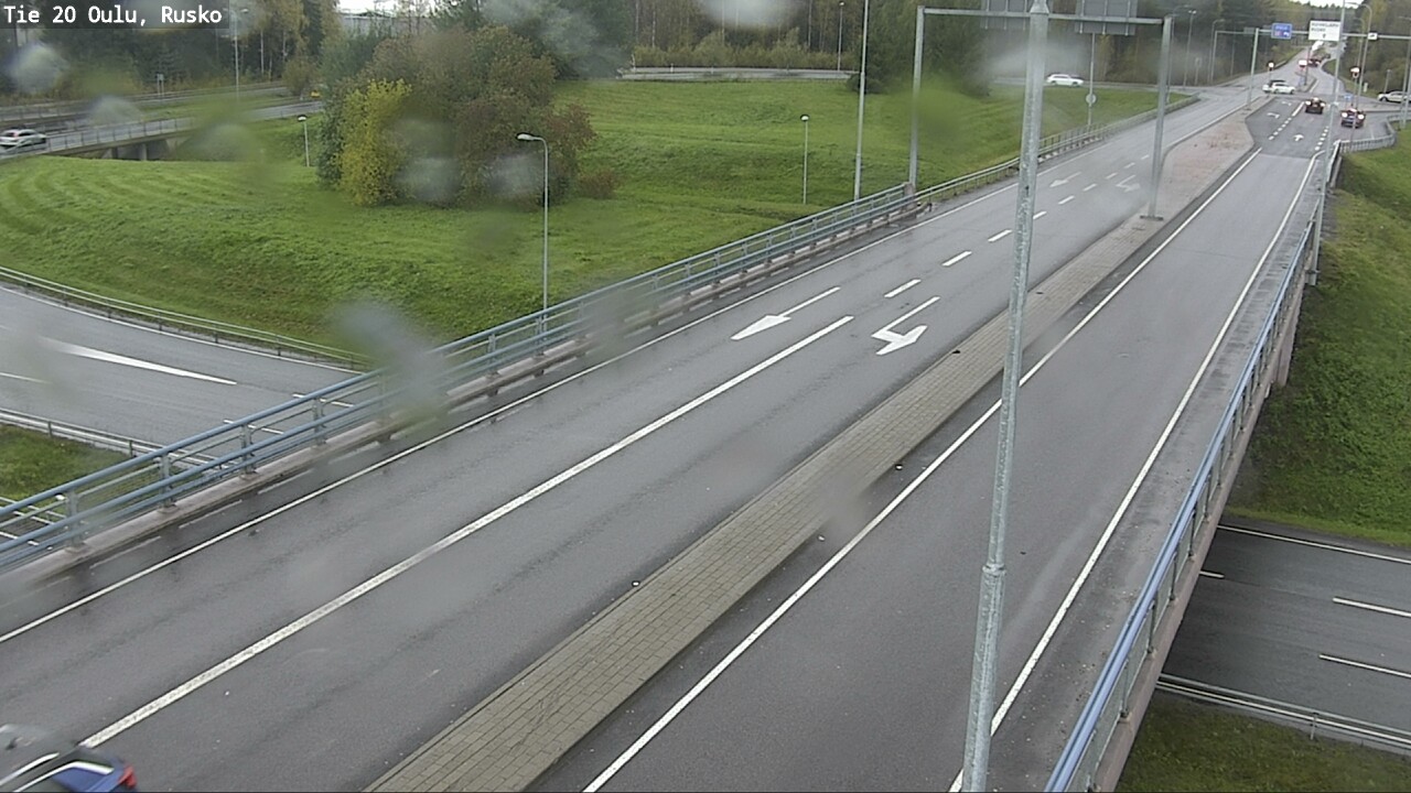 Weather Camera Image Väg 20 Uleåborg, Rusko, Oulu, Pohjois-Pohjanmaa
