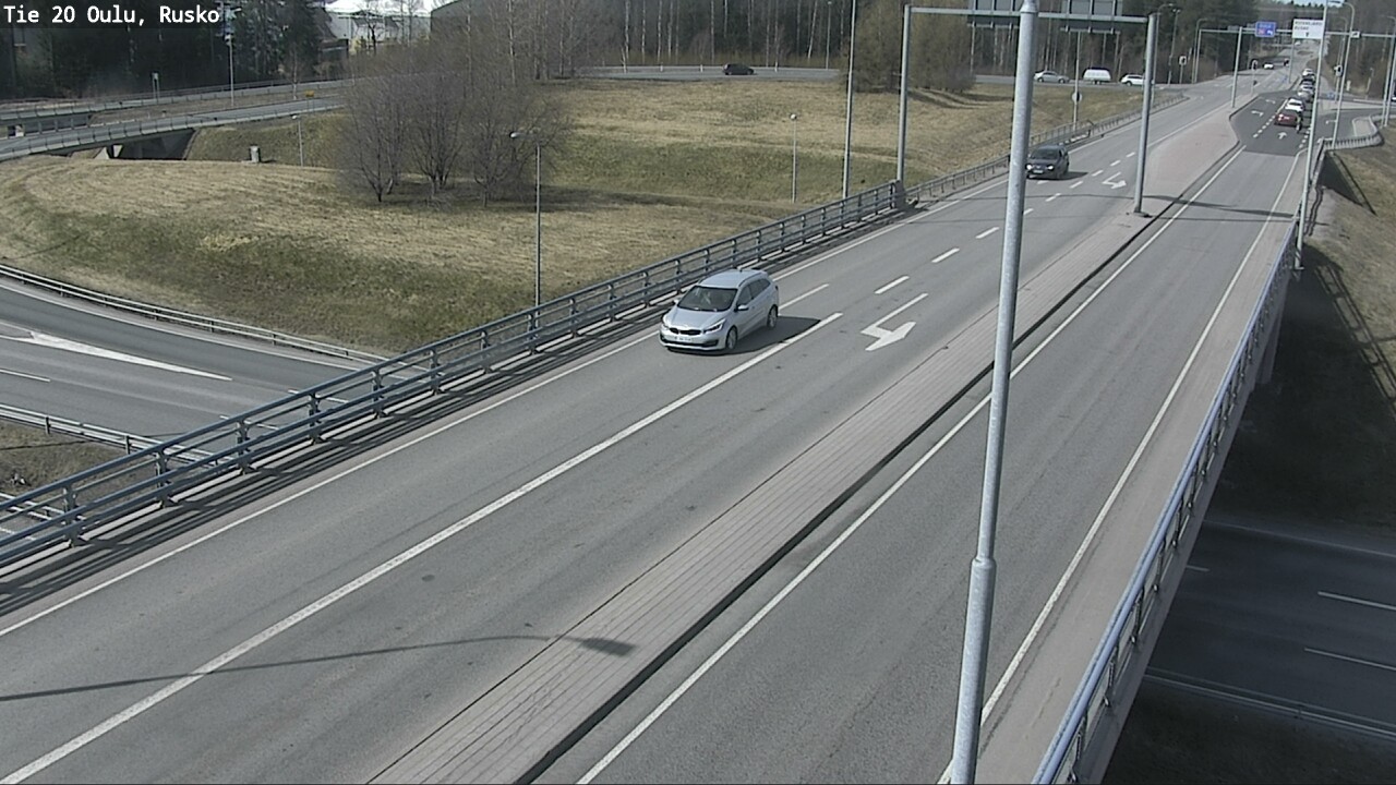 Weather Camera Image Väg 20 Uleåborg, Rusko, Oulu, Pohjois-Pohjanmaa