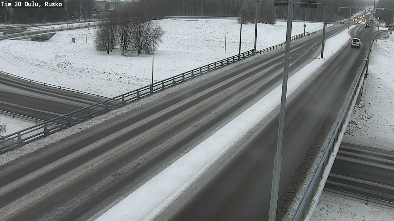 Weather Camera Image Väg 20 Uleåborg, Rusko, Oulu, Pohjois-Pohjanmaa