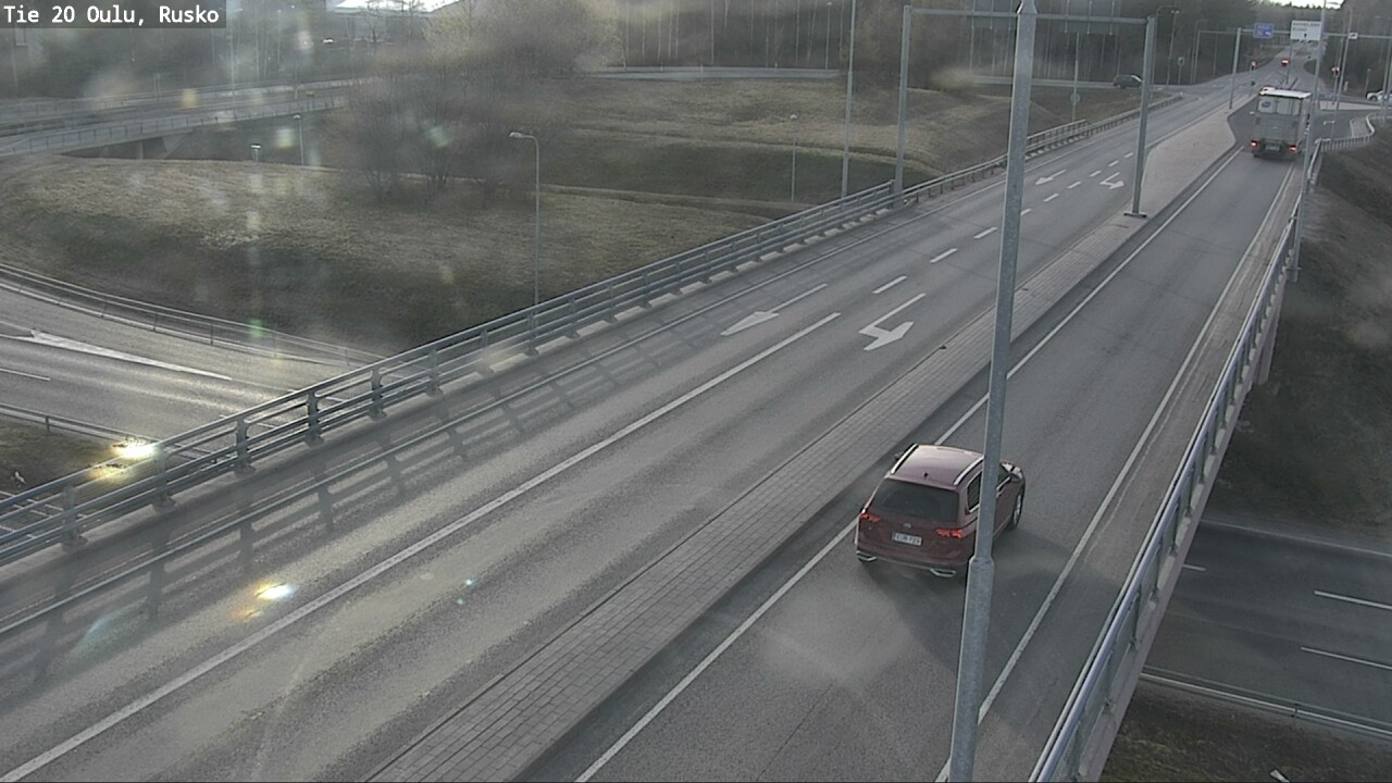 Weather Camera Image Väg 20 Uleåborg, Rusko, Oulu, Pohjois-Pohjanmaa