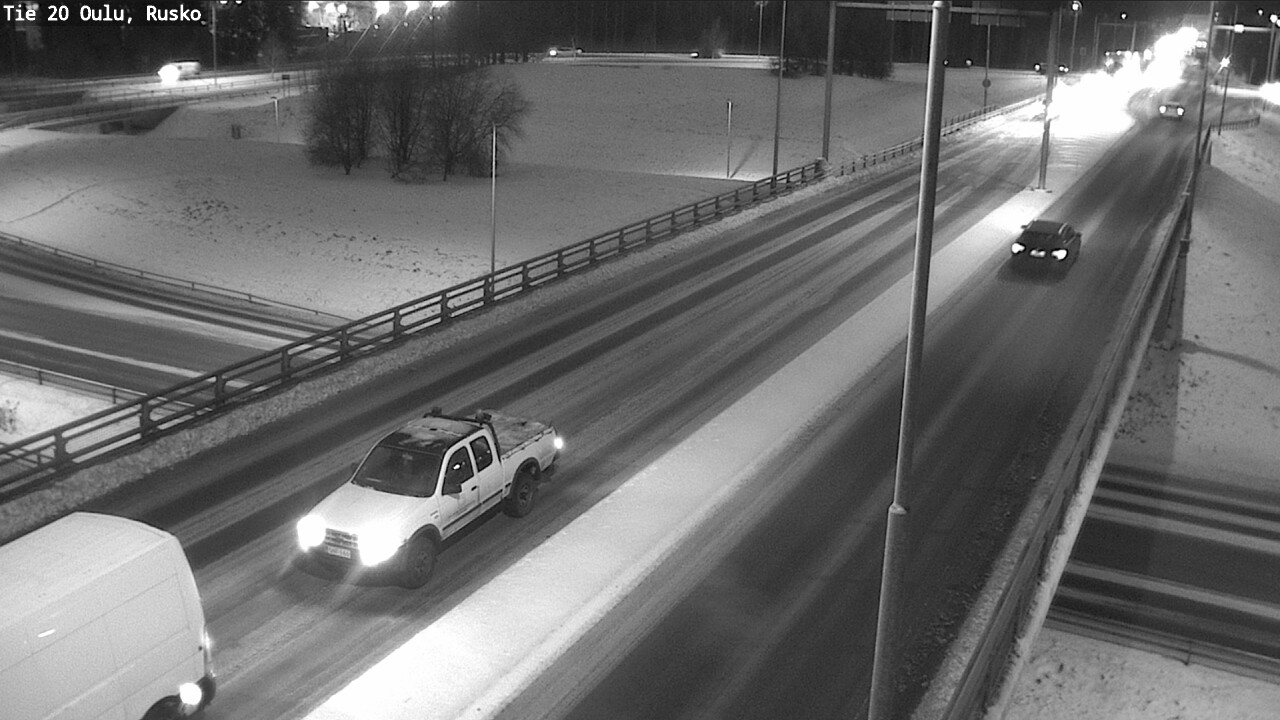 Weather Camera Image Väg 20 Uleåborg, Rusko, Oulu, Pohjois-Pohjanmaa