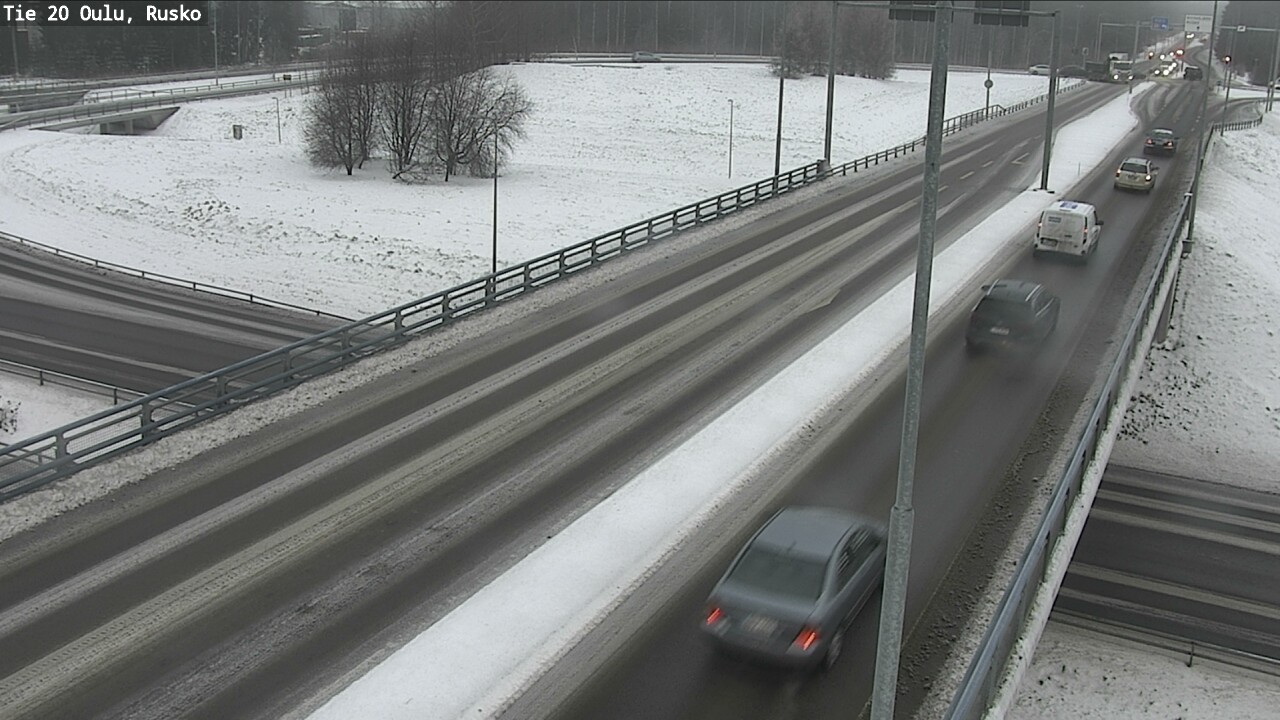 Weather Camera Image Väg 20 Uleåborg, Rusko, Oulu, Pohjois-Pohjanmaa