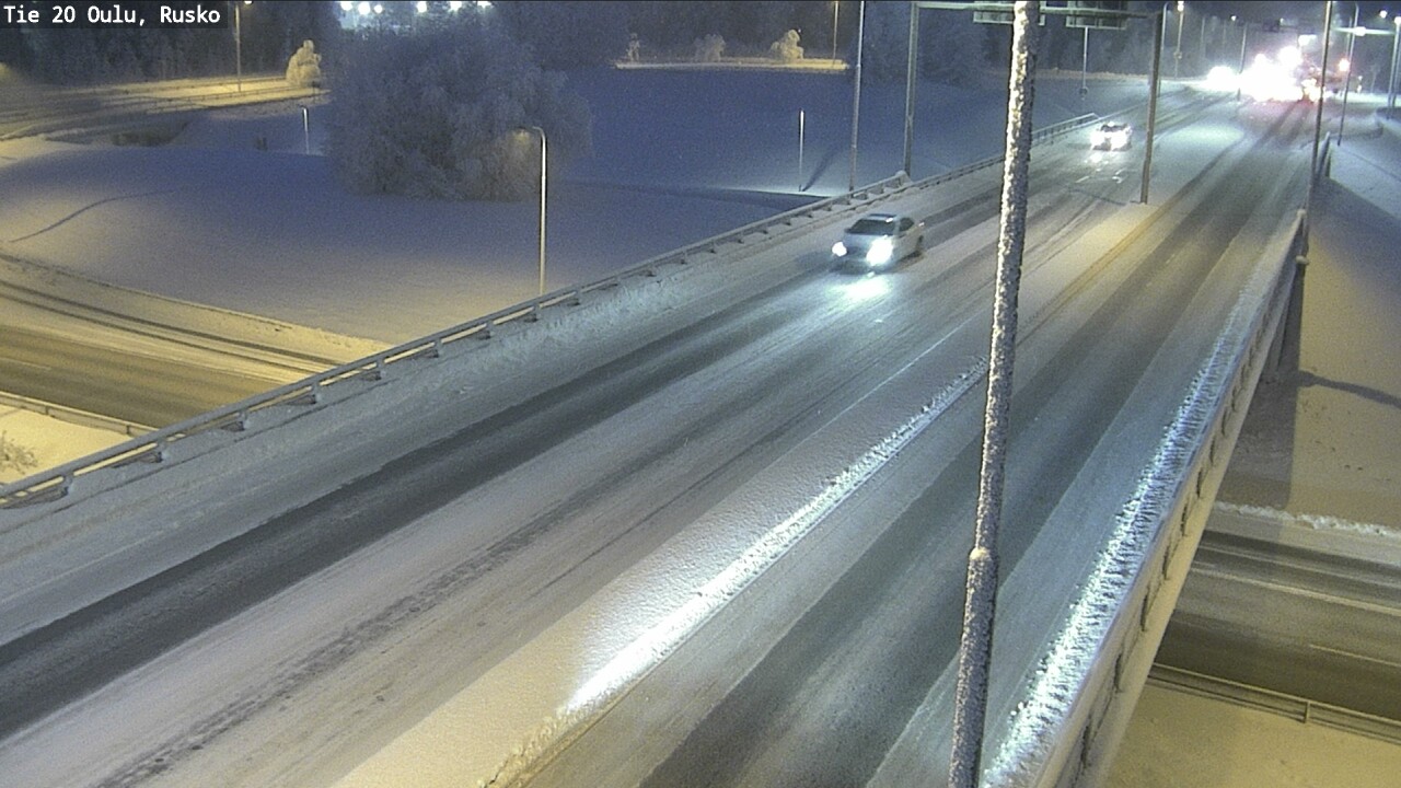Weather Camera Image Road 20 Oulu, Rusko, Oulu, Pohjois-Pohjanmaa