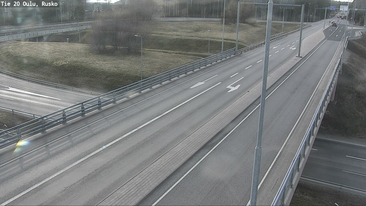 Weather Camera Image Väg 20 Uleåborg, Rusko, Oulu, Pohjois-Pohjanmaa