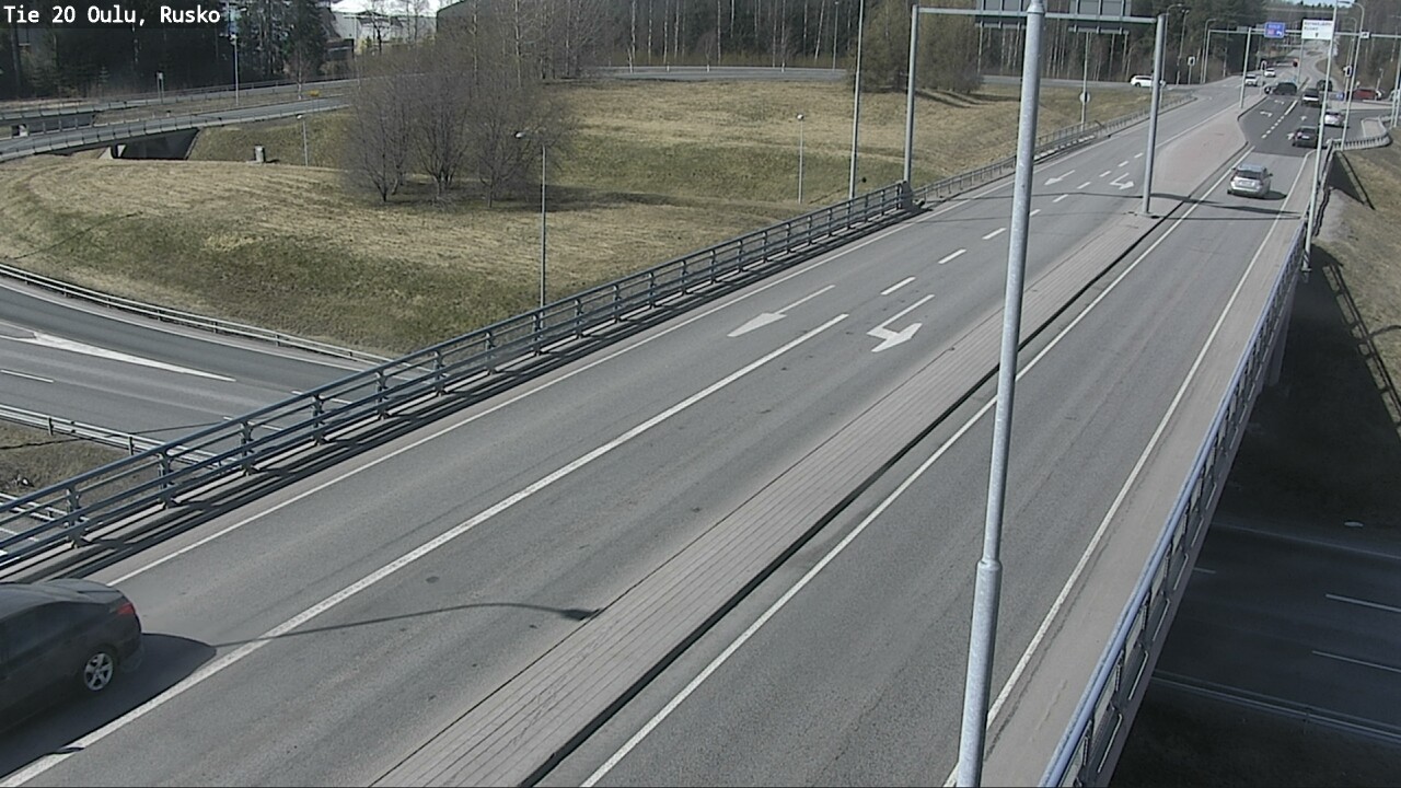 Weather Camera Image Väg 20 Uleåborg, Rusko, Oulu, Pohjois-Pohjanmaa