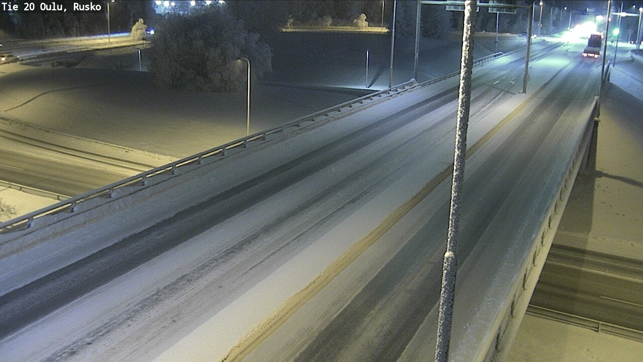 Weather Camera Image Road 20 Oulu, Rusko, Oulu, Pohjois-Pohjanmaa