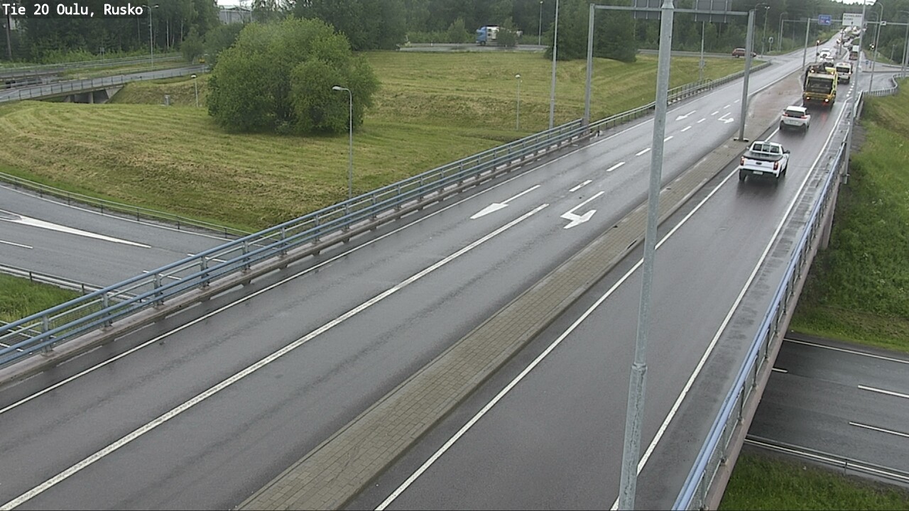 Weather Camera Image Väg 20 Uleåborg, Rusko, Oulu, Pohjois-Pohjanmaa
