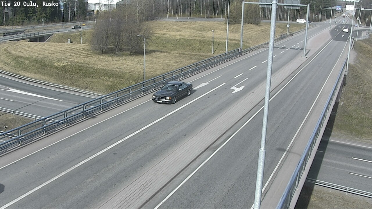 Weather Camera Image Väg 20 Uleåborg, Rusko, Oulu, Pohjois-Pohjanmaa