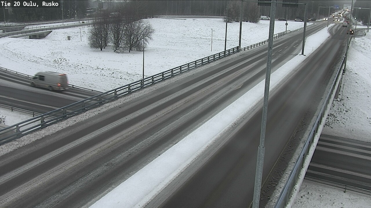 Weather Camera Image Väg 20 Uleåborg, Rusko, Oulu, Pohjois-Pohjanmaa