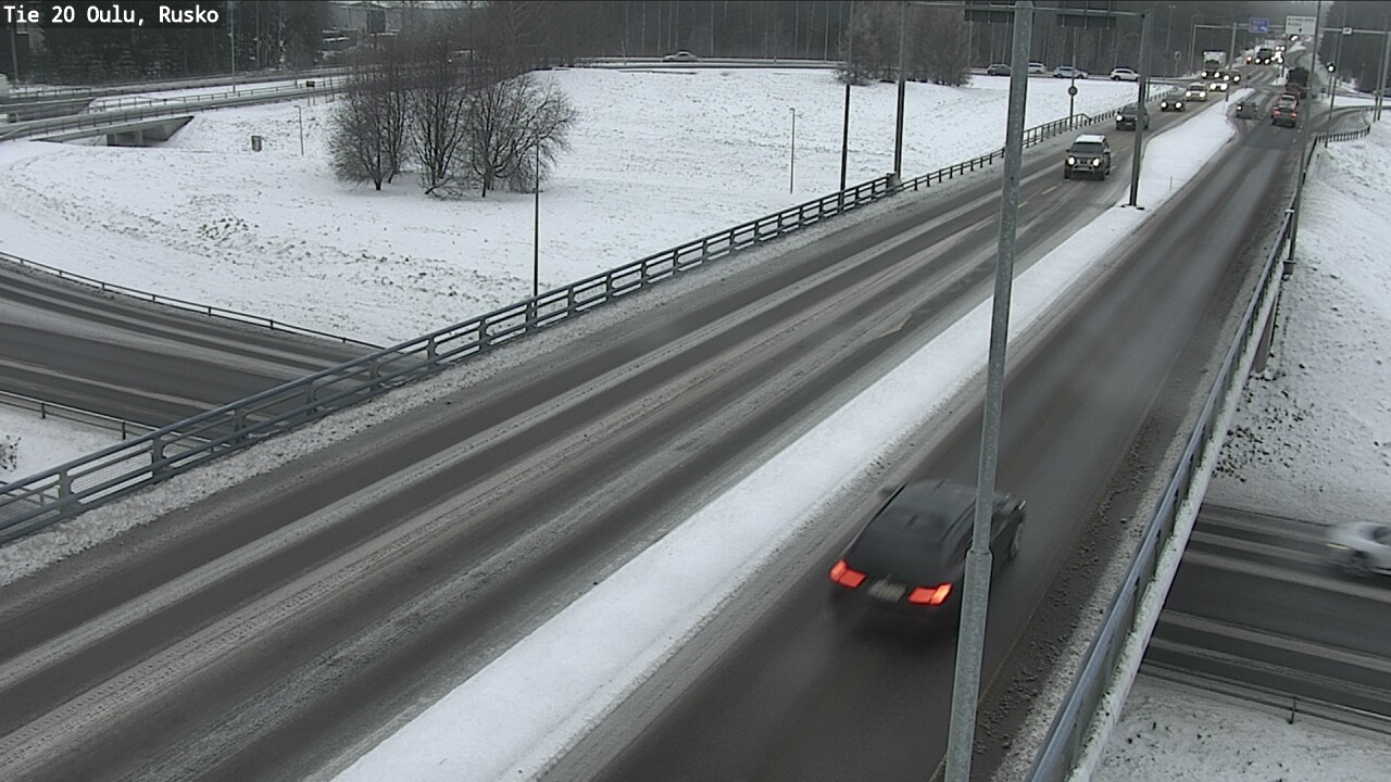 Weather Camera Image Väg 20 Uleåborg, Rusko, Oulu, Pohjois-Pohjanmaa