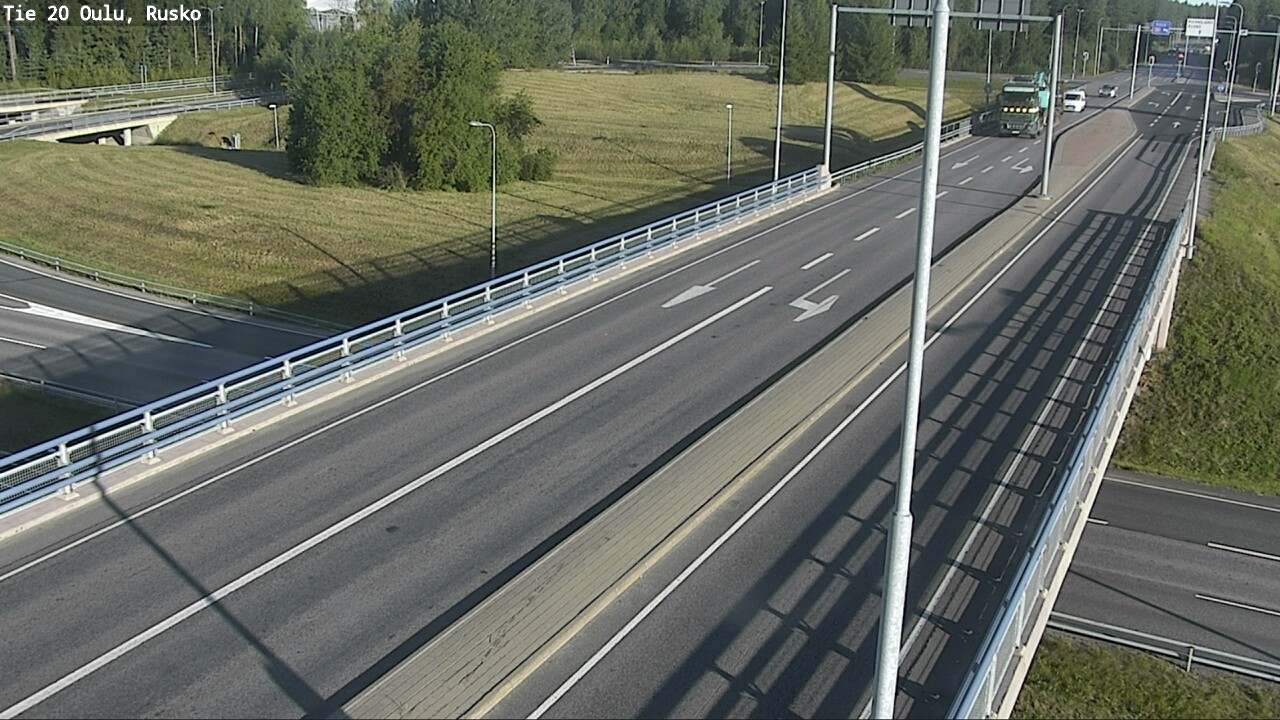 Weather Camera Image Road 20 Oulu, Rusko, Oulu, Pohjois-Pohjanmaa