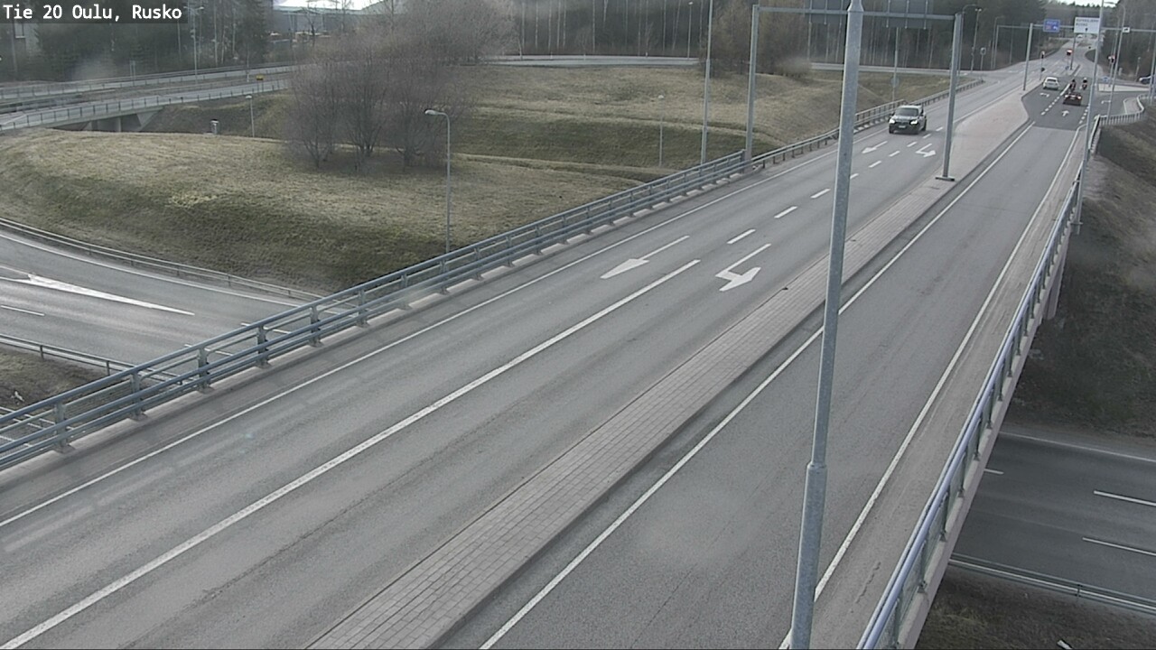 Weather Camera Image Väg 20 Uleåborg, Rusko, Oulu, Pohjois-Pohjanmaa