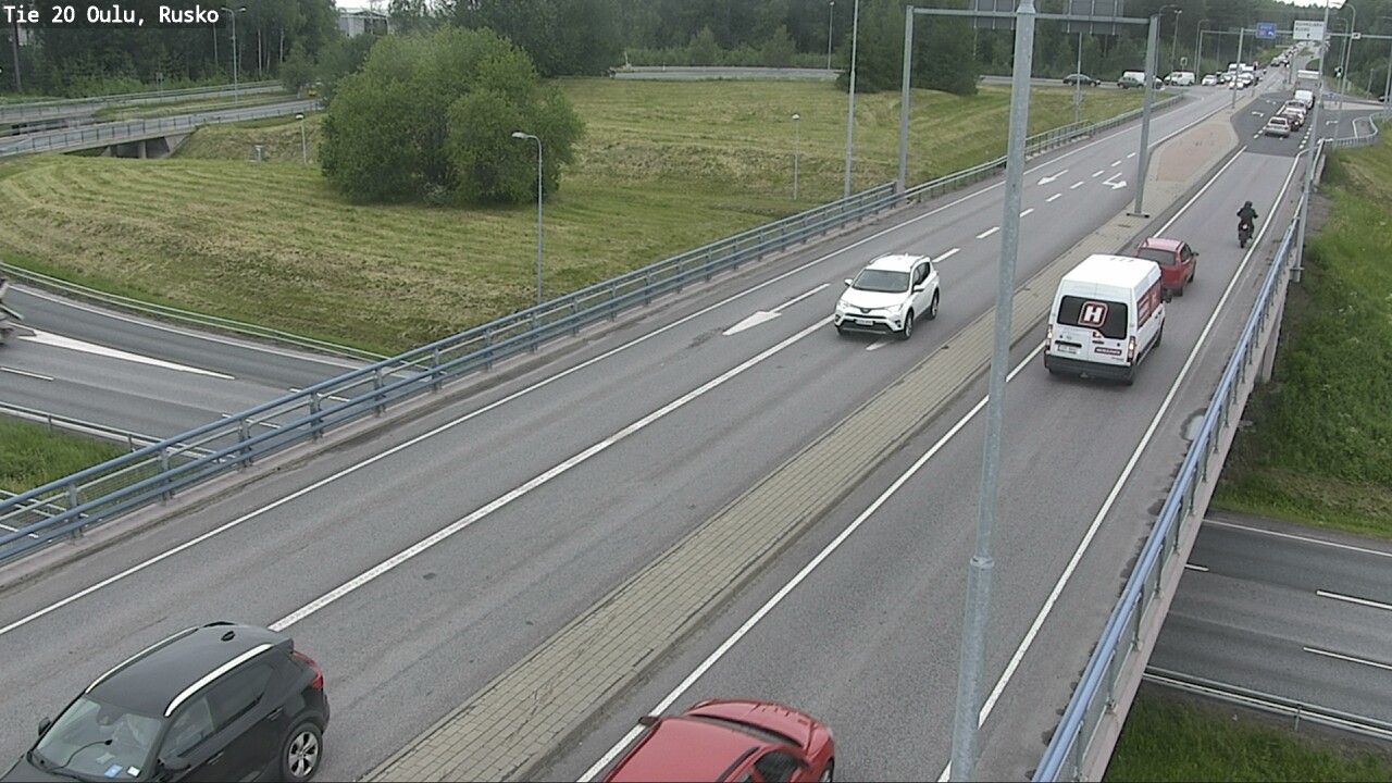 Weather Camera Image Väg 20 Uleåborg, Rusko, Oulu, Pohjois-Pohjanmaa