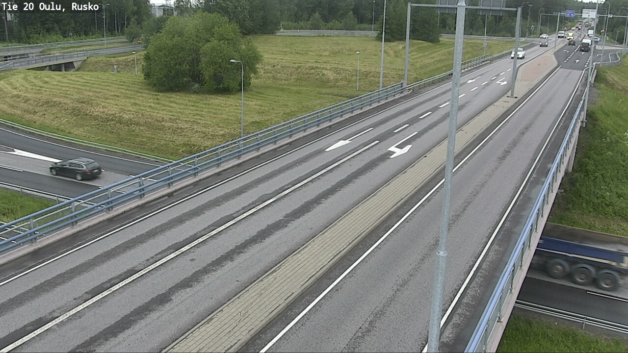 Weather Camera Image Road 20 Oulu, Rusko, Oulu, Pohjois-Pohjanmaa