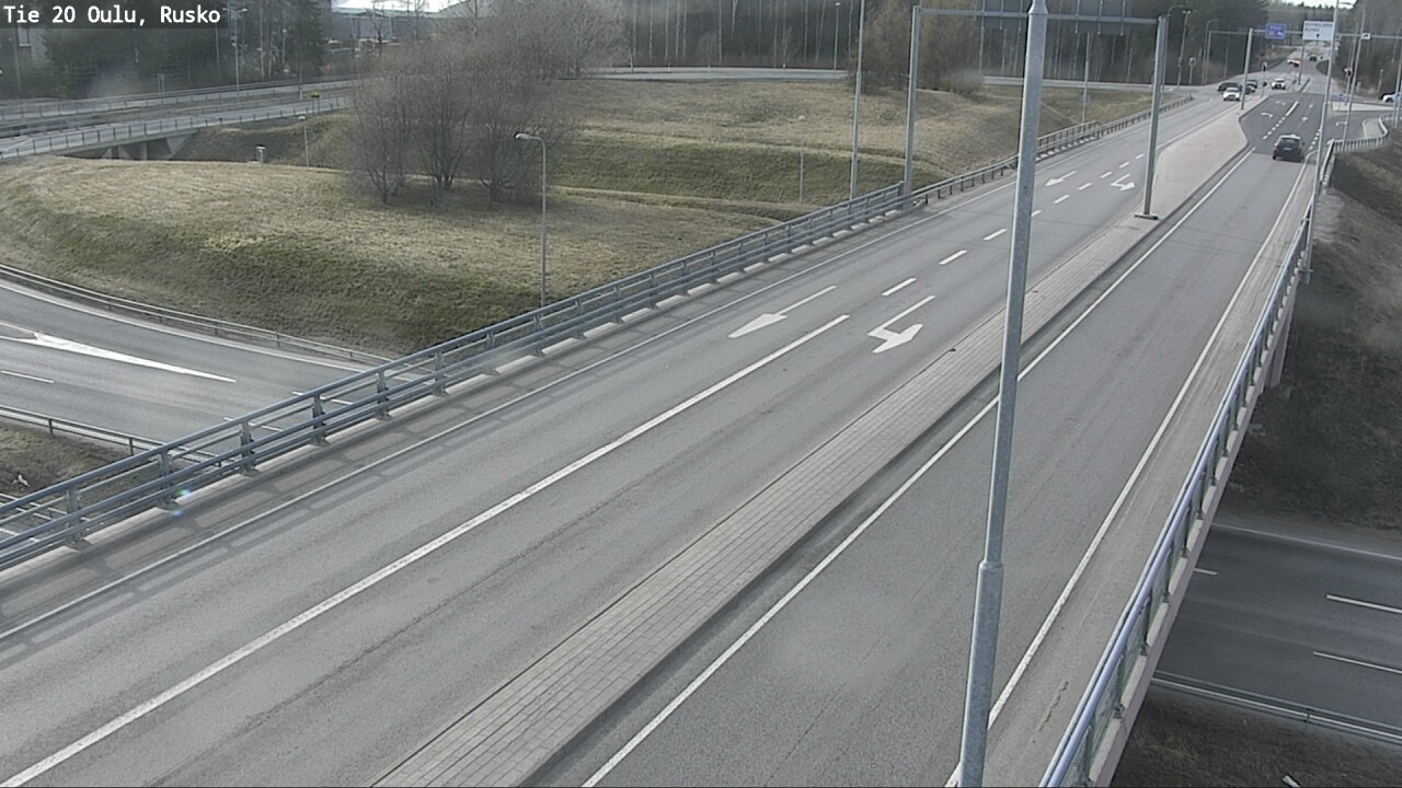 Weather Camera Image Väg 20 Uleåborg, Rusko, Oulu, Pohjois-Pohjanmaa