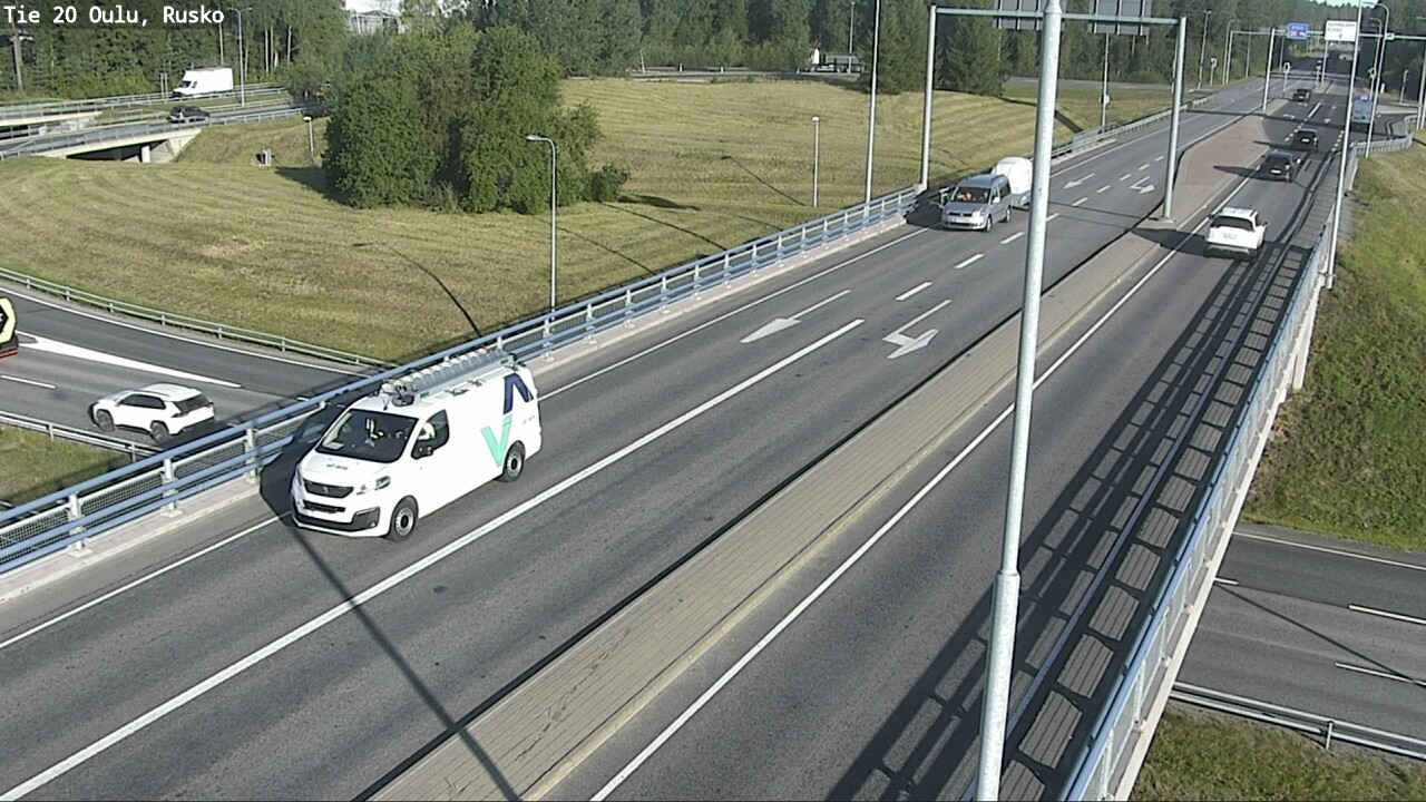 Weather Camera Image Road 20 Oulu, Rusko, Oulu, Pohjois-Pohjanmaa