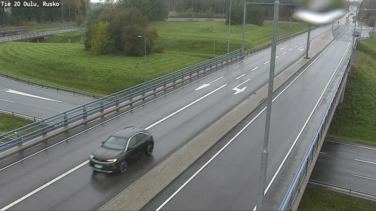 Weather Camera Image Väg 20 Uleåborg, Rusko, Oulu, Pohjois-Pohjanmaa