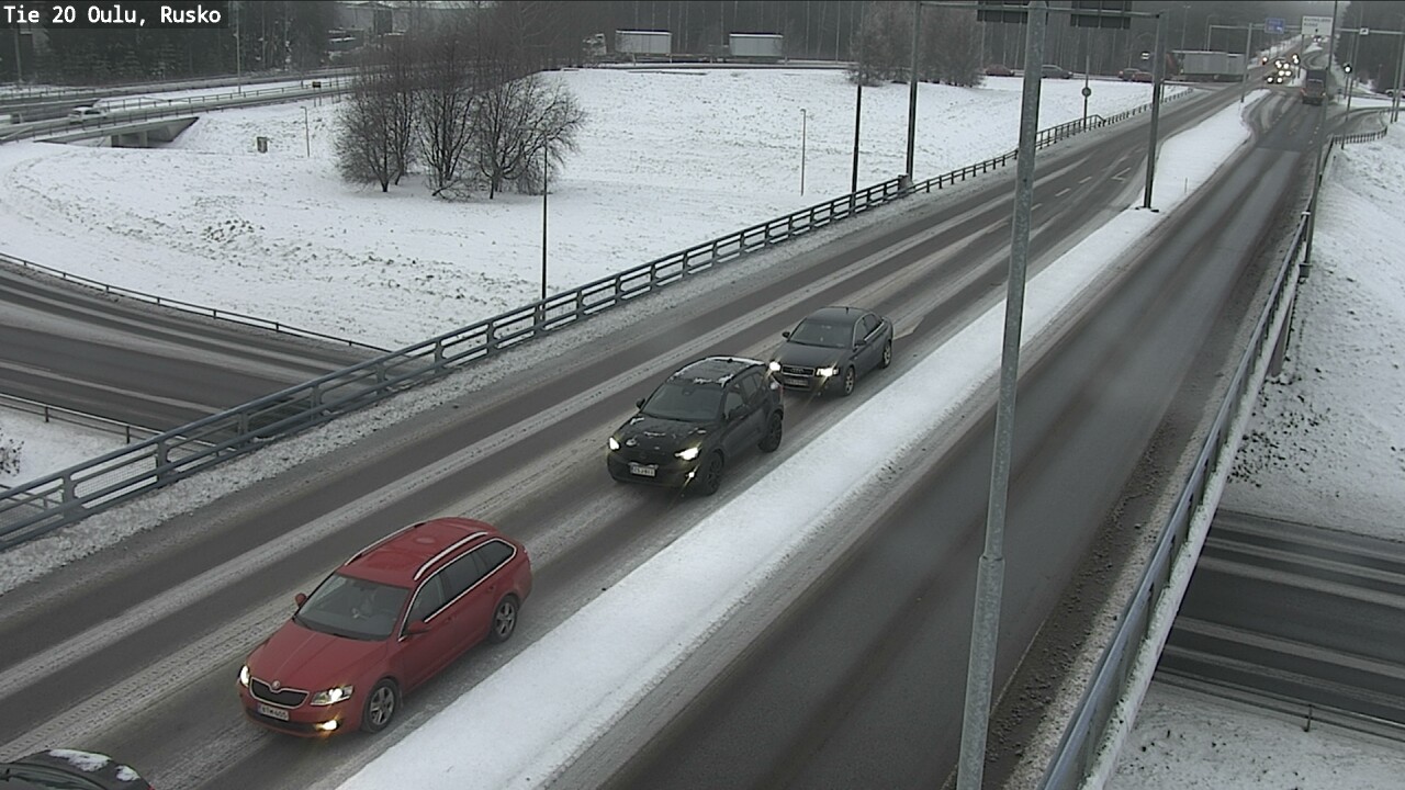 Weather Camera Image Road 20 Oulu, Rusko, Oulu, Pohjois-Pohjanmaa
