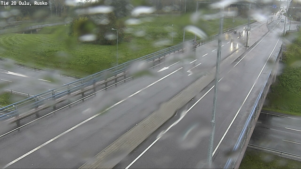 Weather Camera Image Väg 20 Uleåborg, Rusko, Oulu, Pohjois-Pohjanmaa