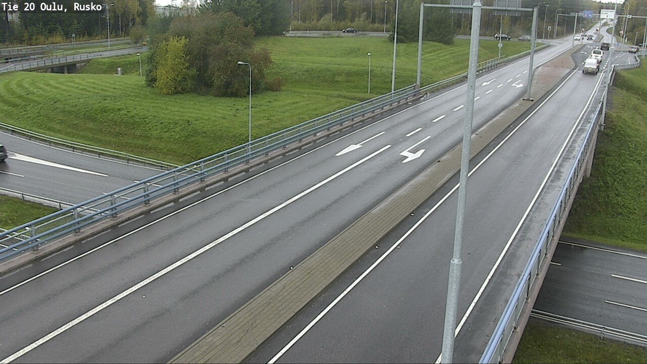Weather Camera Image Väg 20 Uleåborg, Rusko, Oulu, Pohjois-Pohjanmaa