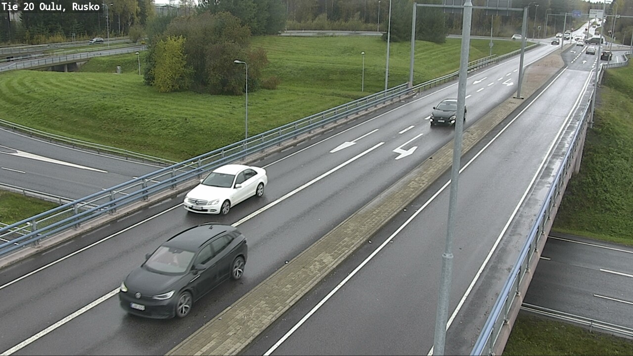 Weather Camera Image Väg 20 Uleåborg, Rusko, Oulu, Pohjois-Pohjanmaa
