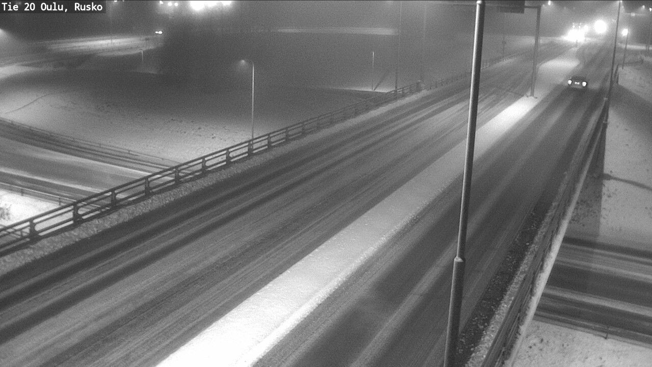 Weather Camera Image Väg 20 Uleåborg, Rusko, Oulu, Pohjois-Pohjanmaa