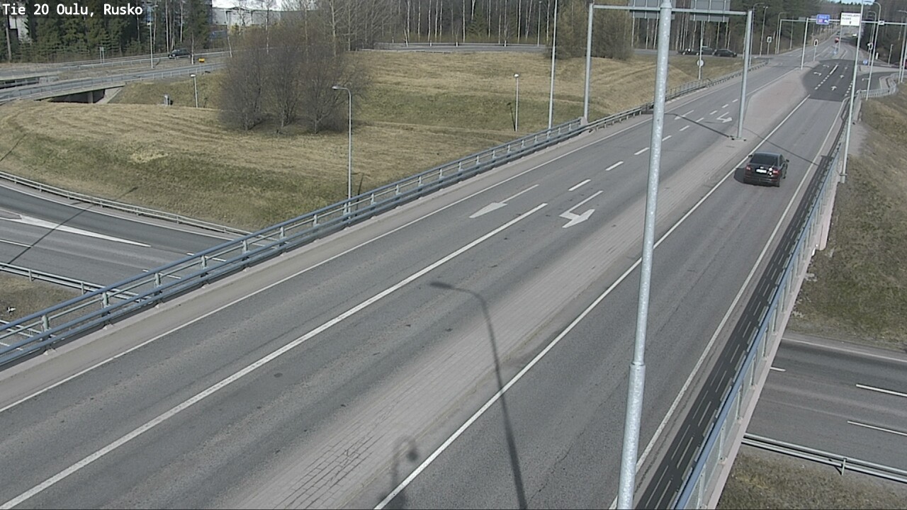 Weather Camera Image Väg 20 Uleåborg, Rusko, Oulu, Pohjois-Pohjanmaa