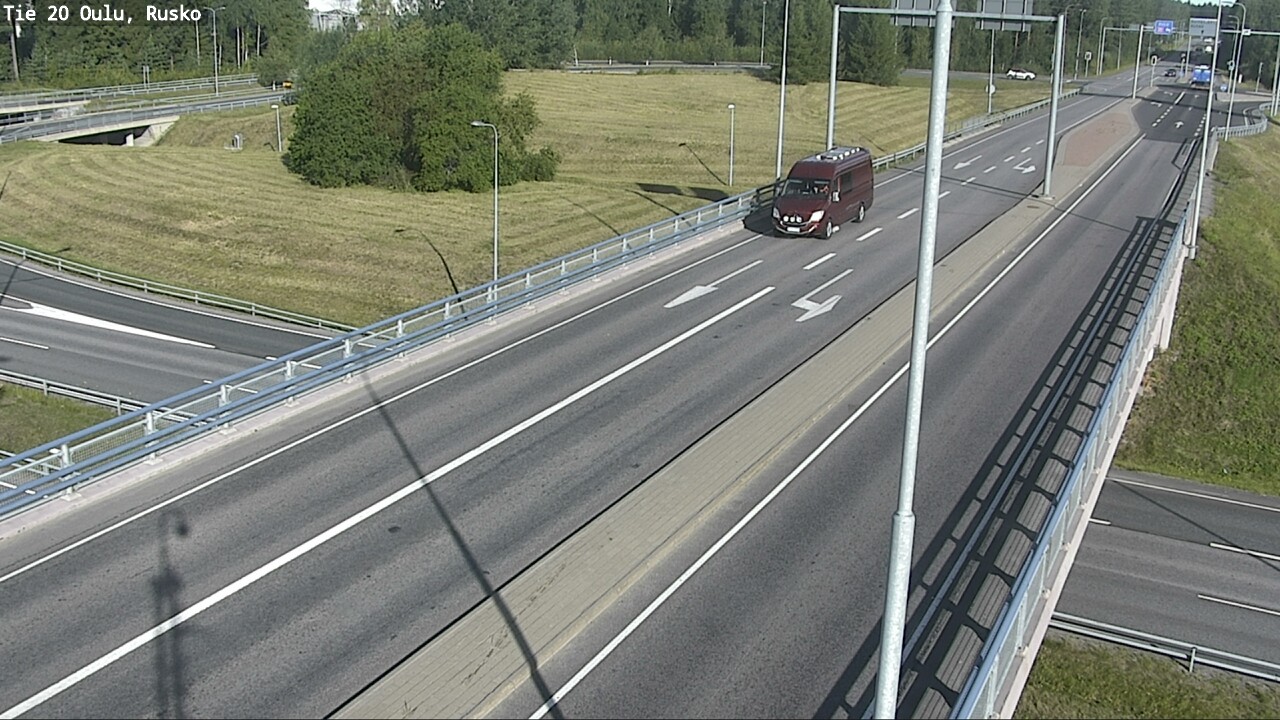 Weather Camera Image Road 20 Oulu, Rusko, Oulu, Pohjois-Pohjanmaa