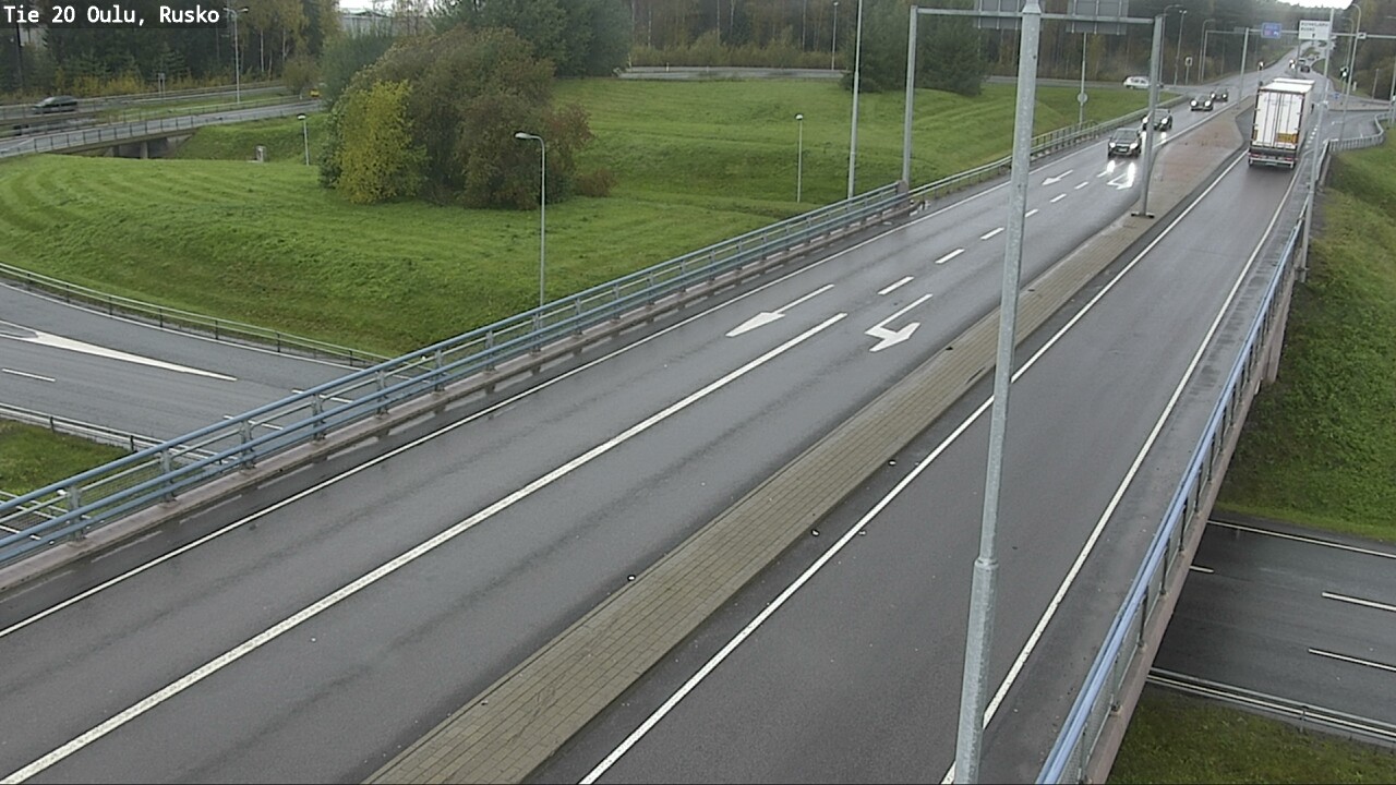 Weather Camera Image Väg 20 Uleåborg, Rusko, Oulu, Pohjois-Pohjanmaa