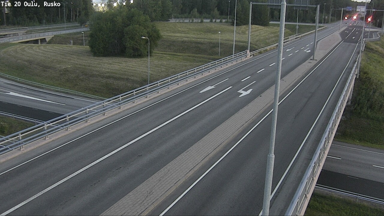 Weather Camera Image Road 20 Oulu, Rusko, Oulu, Pohjois-Pohjanmaa