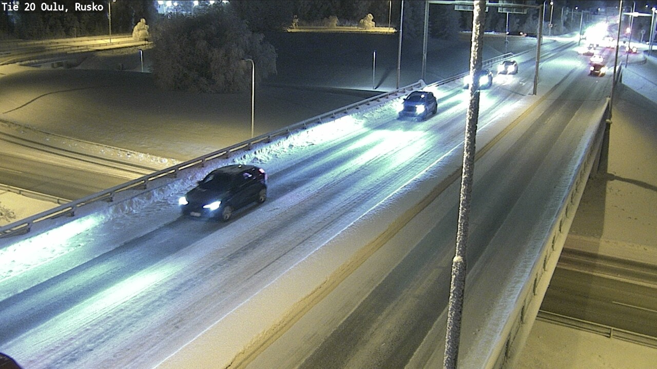 Weather Camera Image Road 20 Oulu, Rusko, Oulu, Pohjois-Pohjanmaa
