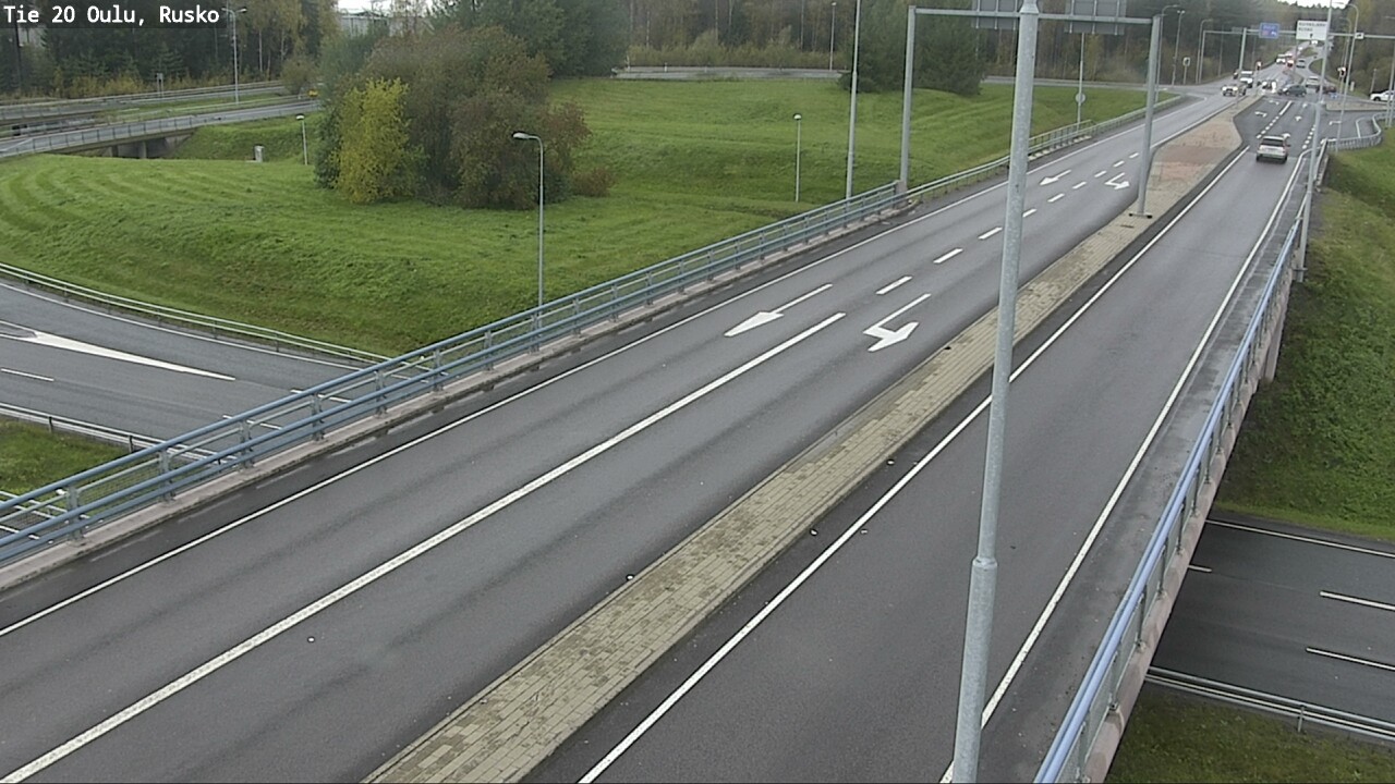 Weather Camera Image Väg 20 Uleåborg, Rusko, Oulu, Pohjois-Pohjanmaa