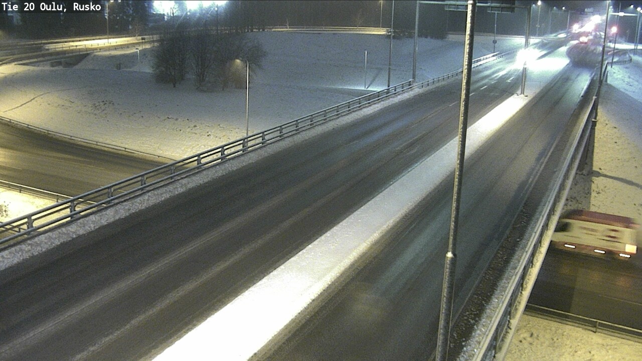Weather Camera Image Väg 20 Uleåborg, Rusko, Oulu, Pohjois-Pohjanmaa