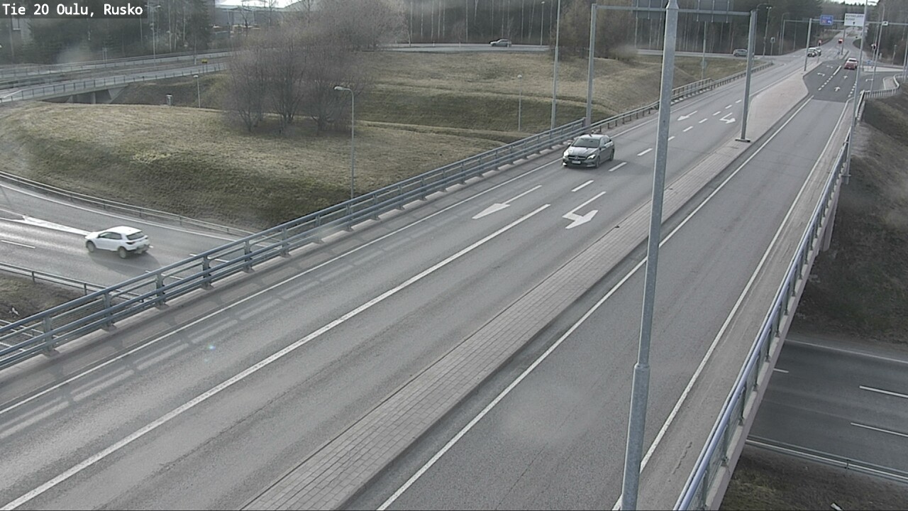 Weather Camera Image Väg 20 Uleåborg, Rusko, Oulu, Pohjois-Pohjanmaa