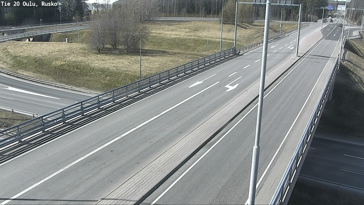 Weather Camera Image Väg 20 Uleåborg, Rusko, Oulu, Pohjois-Pohjanmaa