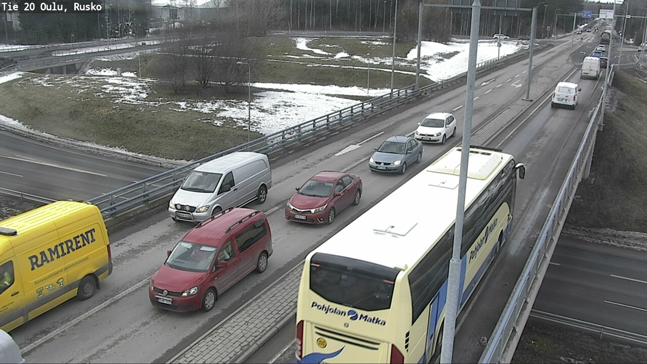 Weather Camera Image Road 20 Oulu, Rusko, Oulu, Pohjois-Pohjanmaa