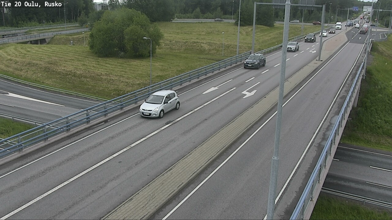 Weather Camera Image Road 20 Oulu, Rusko, Oulu, Pohjois-Pohjanmaa