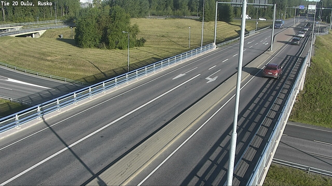 Weather Camera Image Road 20 Oulu, Rusko, Oulu, Pohjois-Pohjanmaa