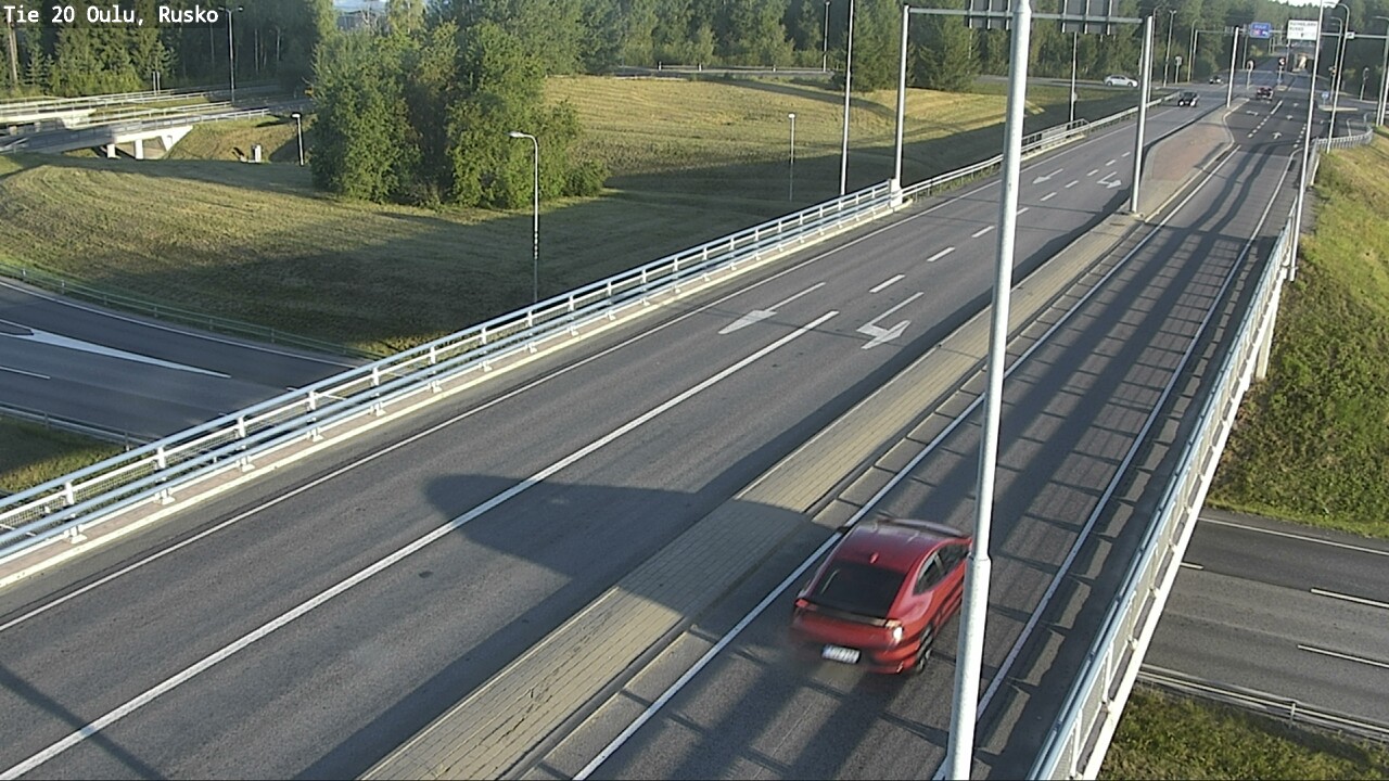 Weather Camera Image Road 20 Oulu, Rusko, Oulu, Pohjois-Pohjanmaa