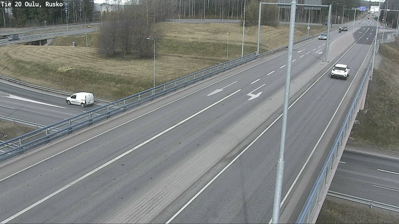 Weather Camera Image Väg 20 Uleåborg, Rusko, Oulu, Pohjois-Pohjanmaa