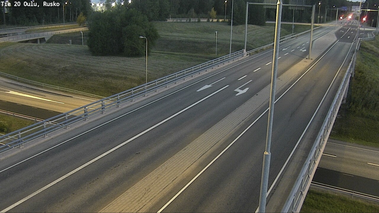 Weather Camera Image Road 20 Oulu, Rusko, Oulu, Pohjois-Pohjanmaa