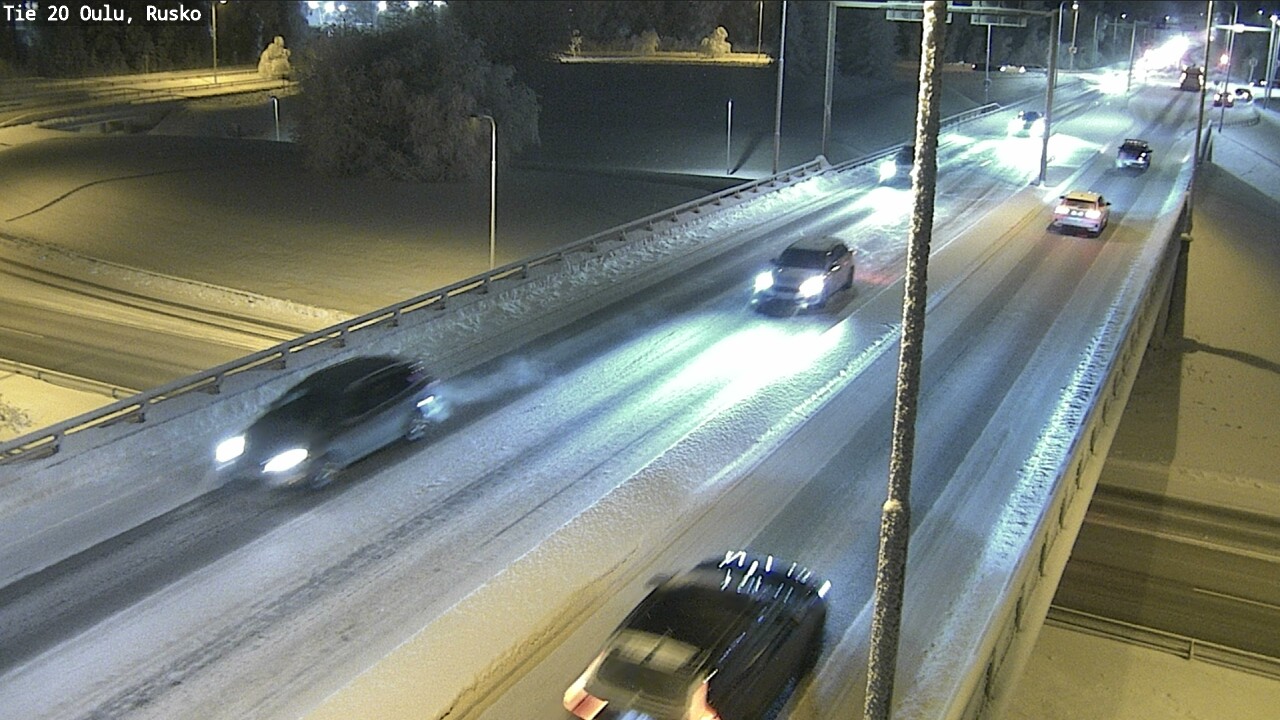 Weather Camera Image Road 20 Oulu, Rusko, Oulu, Pohjois-Pohjanmaa