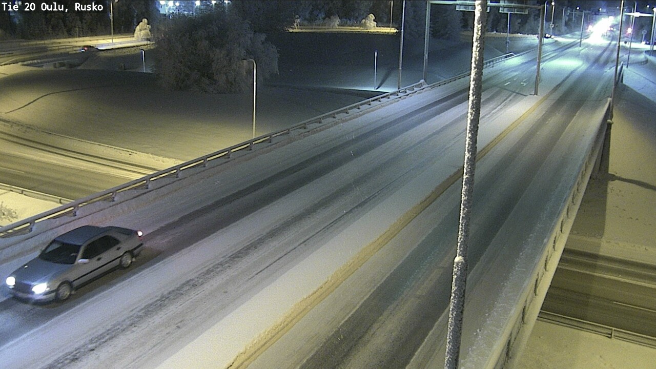 Weather Camera Image Road 20 Oulu, Rusko, Oulu, Pohjois-Pohjanmaa