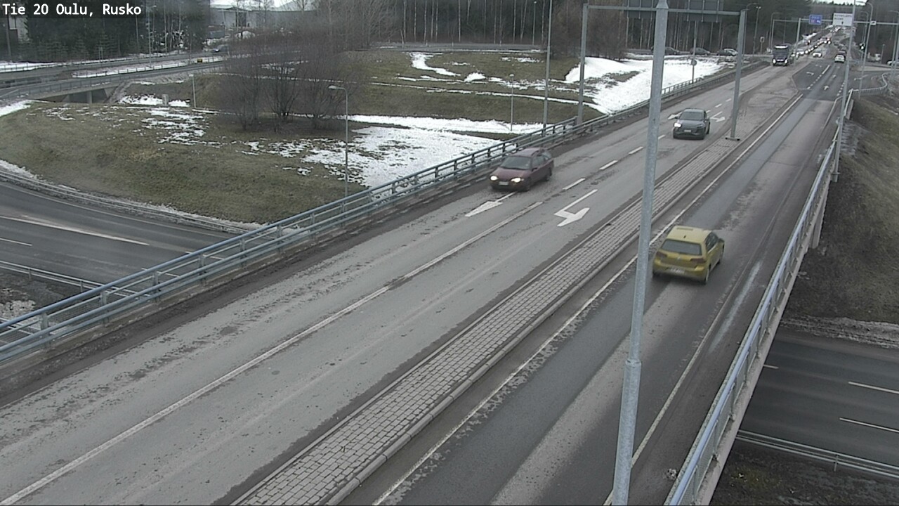 Weather Camera Image Väg 20 Uleåborg, Rusko, Oulu, Pohjois-Pohjanmaa