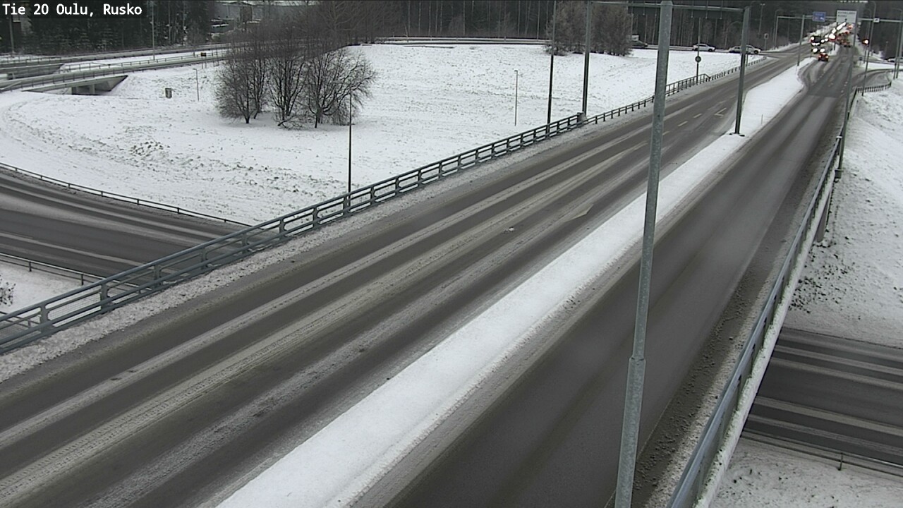 Weather Camera Image Road 20 Oulu, Rusko, Oulu, Pohjois-Pohjanmaa