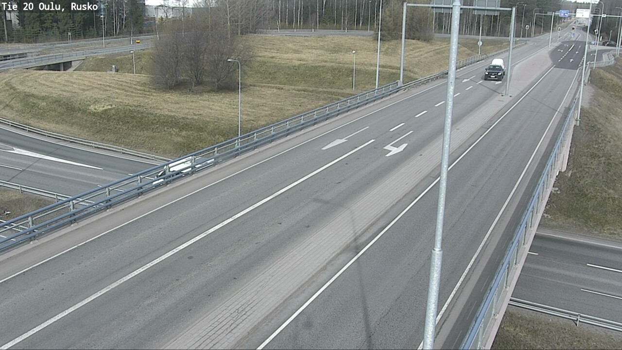 Weather Camera Image Väg 20 Uleåborg, Rusko, Oulu, Pohjois-Pohjanmaa
