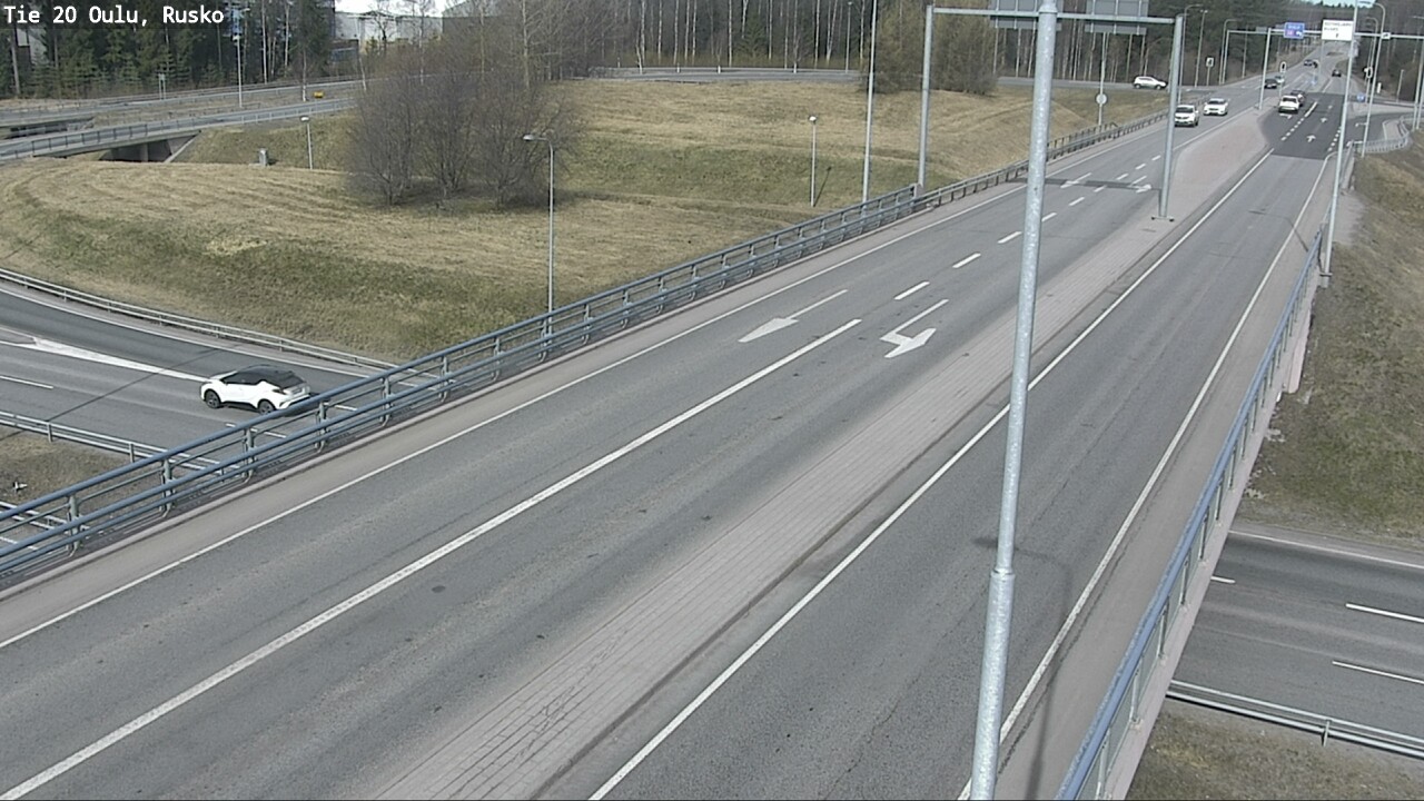 Weather Camera Image Väg 20 Uleåborg, Rusko, Oulu, Pohjois-Pohjanmaa