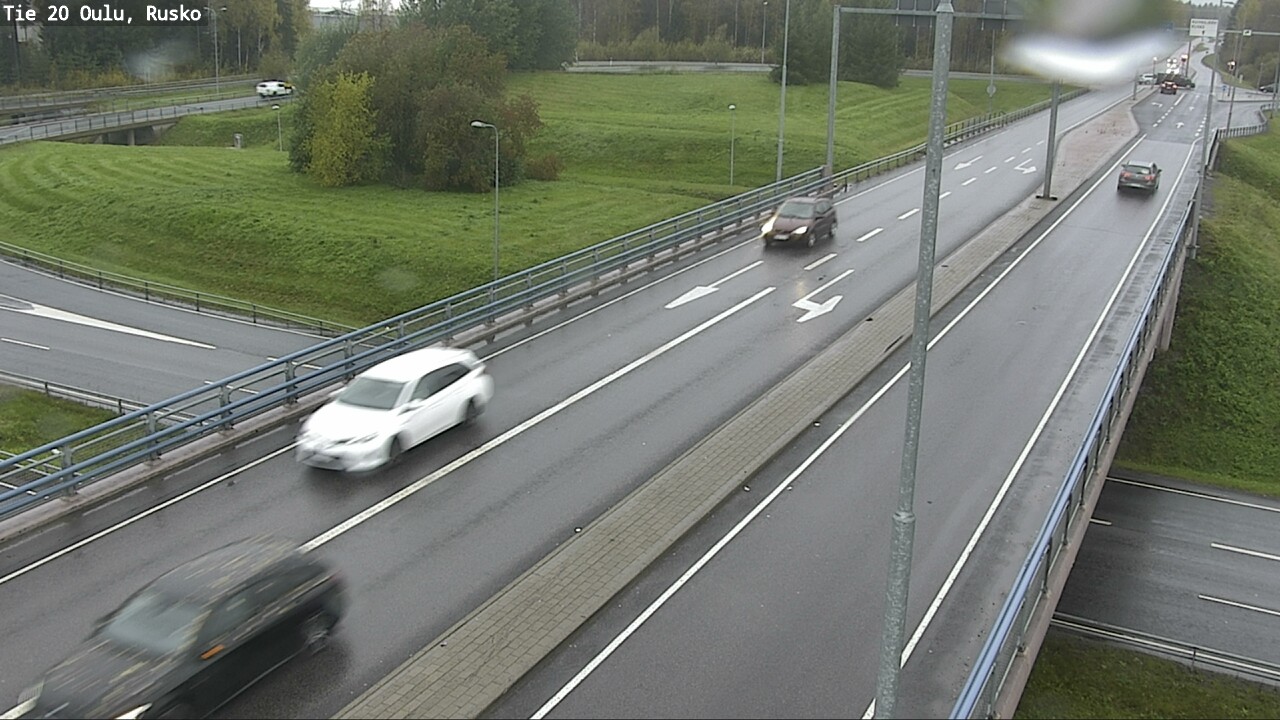 Weather Camera Image Väg 20 Uleåborg, Rusko, Oulu, Pohjois-Pohjanmaa