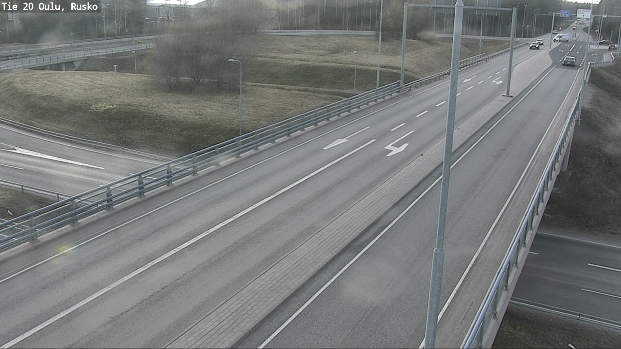 Weather Camera Image Väg 20 Uleåborg, Rusko, Oulu, Pohjois-Pohjanmaa