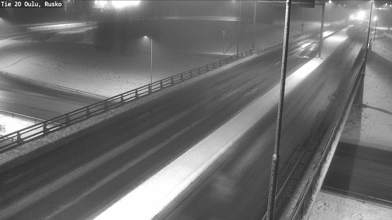 Weather Camera Image Väg 20 Uleåborg, Rusko, Oulu, Pohjois-Pohjanmaa